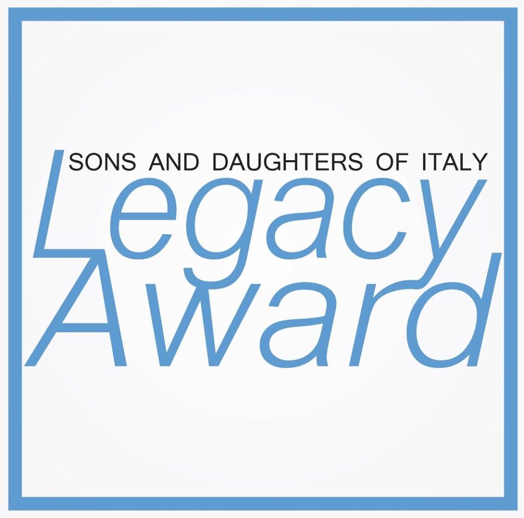 Sons and Daughters of Italy Legacy Award