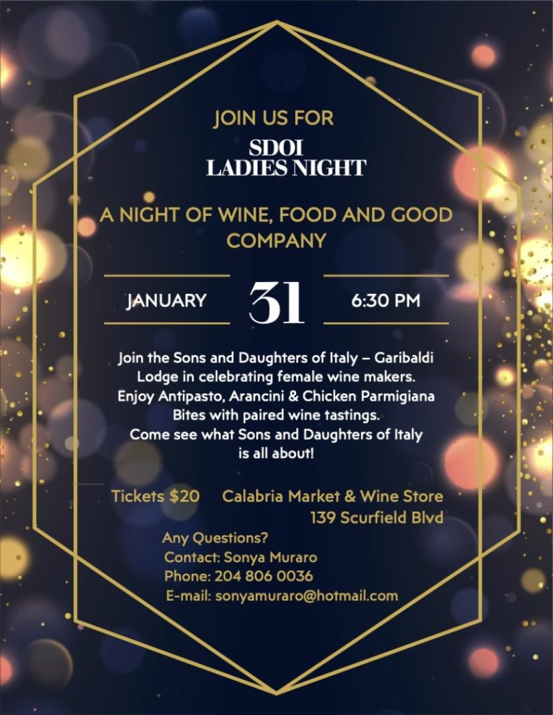 SDOI Ladies Night. January 31 2024