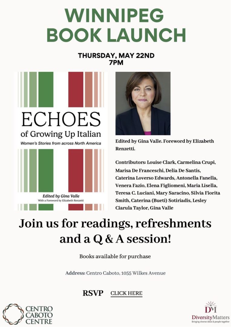 Book Launch: Echoes of Growing Up Italian