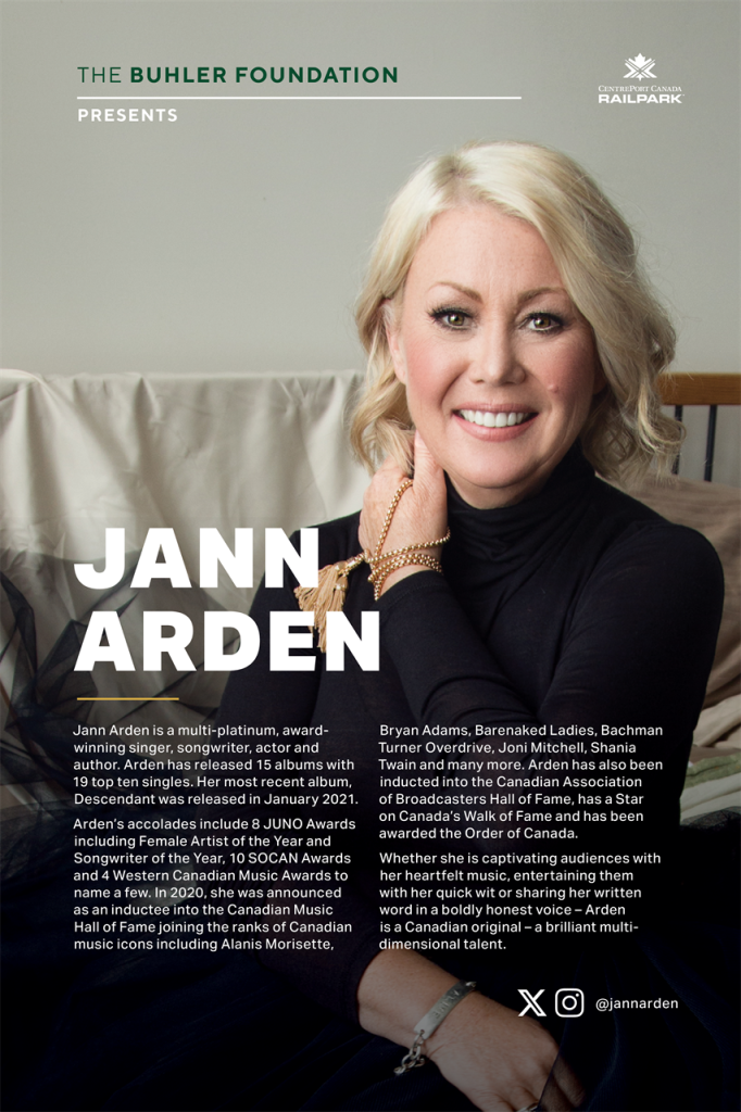 Jan Arden, presented by the Buhler Foundation